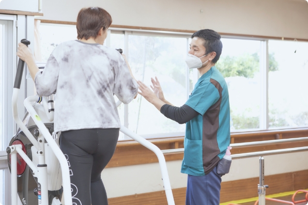 バランス運動のリハビリ